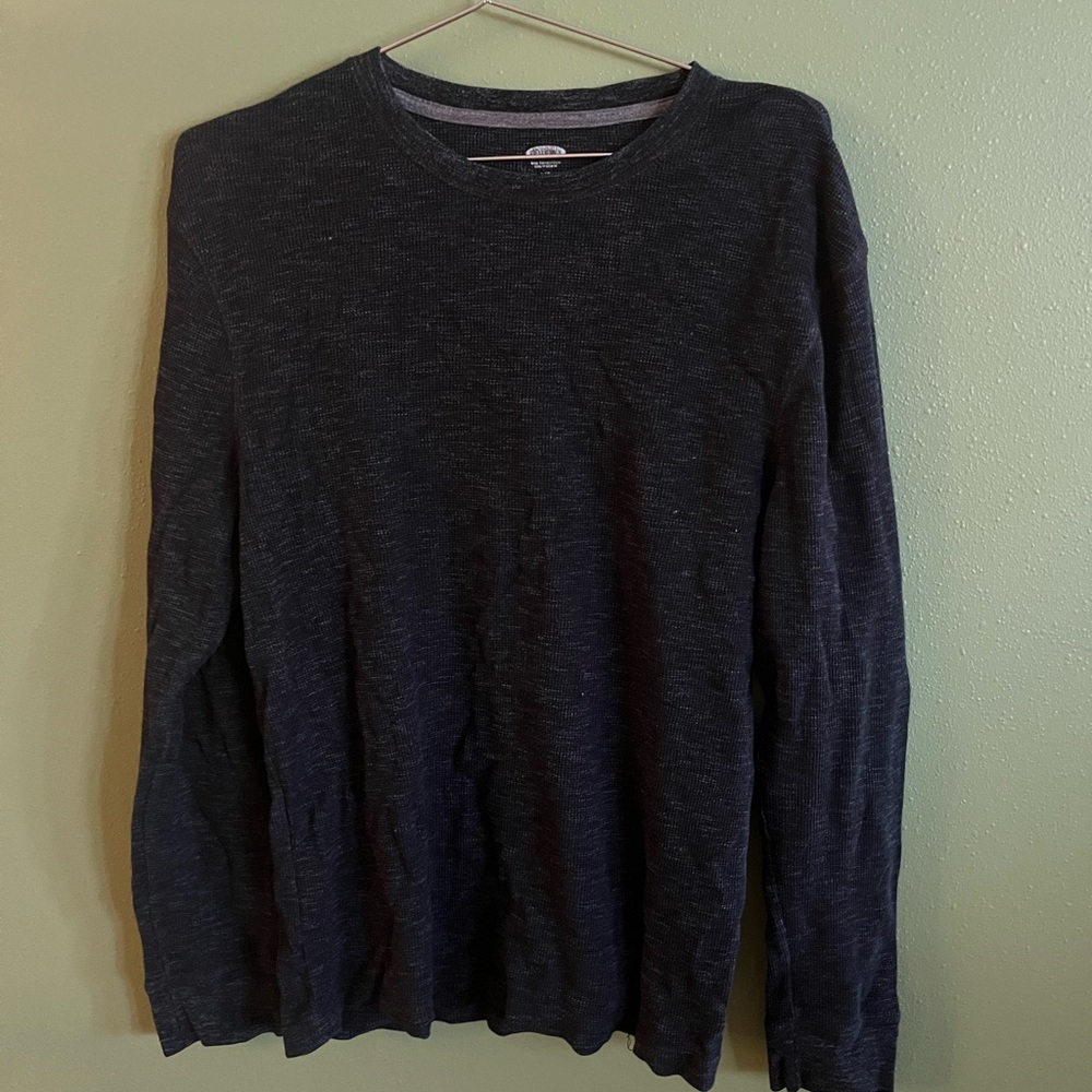 Men's Black Long Sleeve Shirt